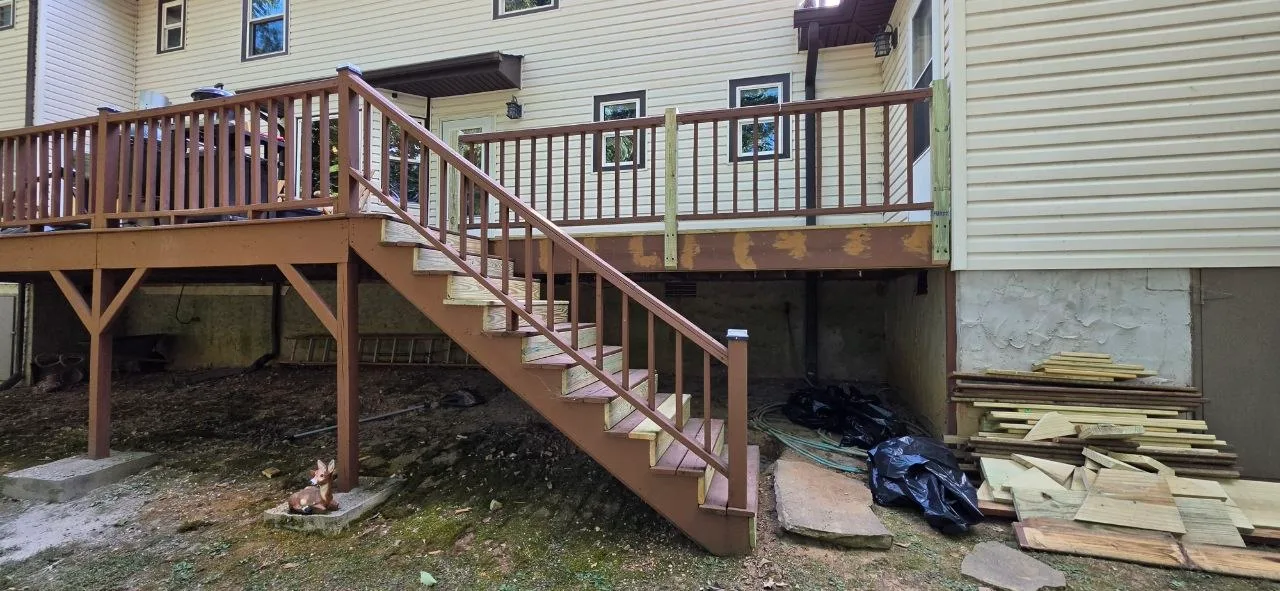 Deck repair project in Hixson TN by We Fix IT Crew