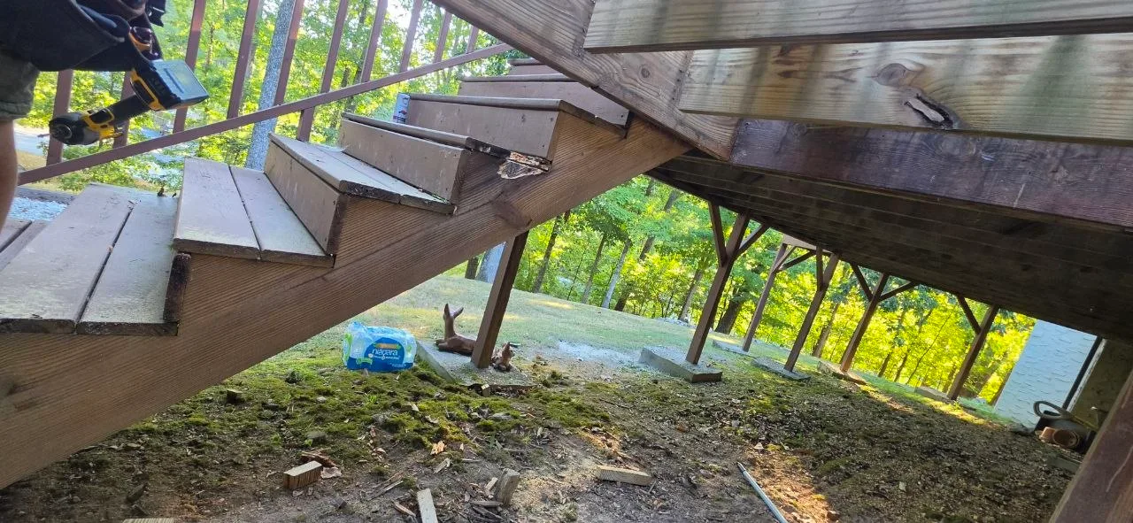 Deck repair completed work in Hixson TN by We Fix IT Crew